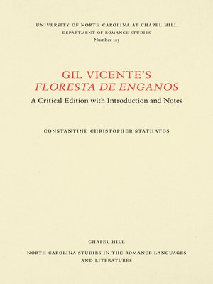 cover image of Gil Vicente's Floresta de enganos